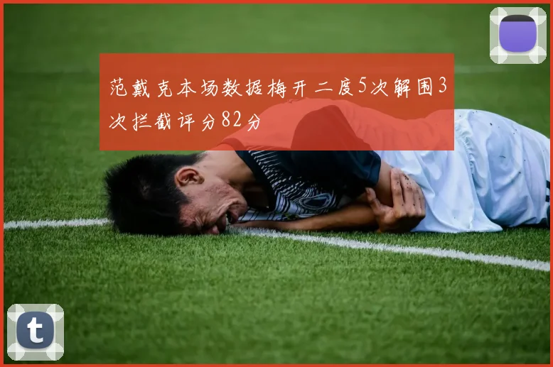 范戴克本场数据梅开二度5次解围3次拦截评分82分